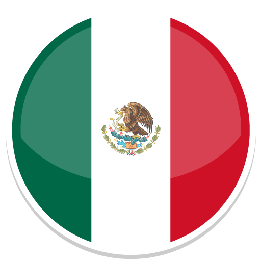 Icono bandera de mexico